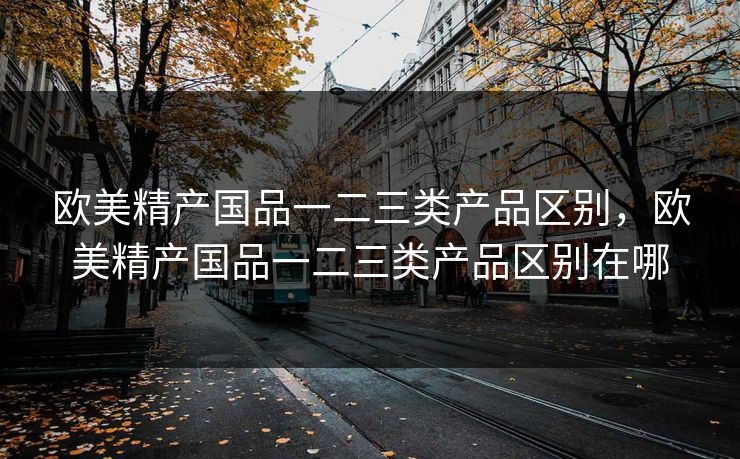 欧美精产国品一二三类产品区别，欧美精产国品一二三类产品区别在哪